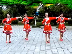 美丽茶山我的家广场舞舞蹈舞曲 湖北三江航天宜昌队团队版