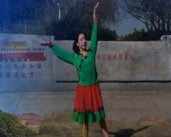 广场舞马背上的思念 九江舞韵翩翩广场舞 含歌词字幕 简单广场舞表演视频