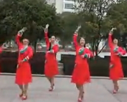 高安子君广场舞彩色的腰带 最新原创广场舞舞蹈