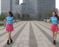 广场舞两个人 花与影广场舞 最新韩国舞曲广场舞舞蹈