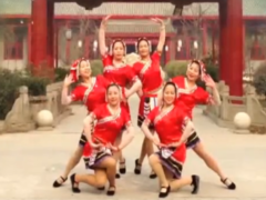 西安悠然广场舞幸福山歌变形队表演 祖海《幸福山歌》歌词