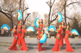 刘荣广场舞秧歌扭起来 最新原创广场舞动作分解教学 扇子舞