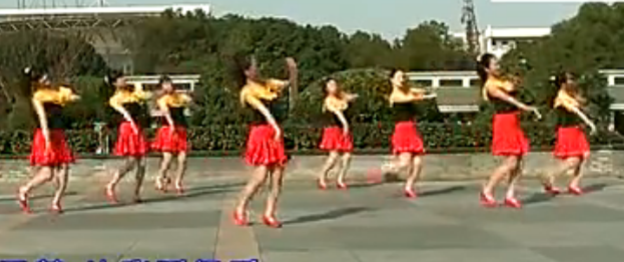 茉莉广场舞 中国好姑娘广场舞舞蹈视频 团队正面演示