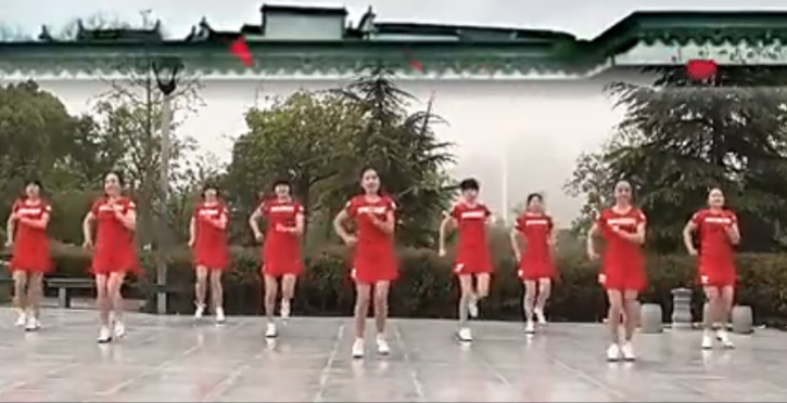 茉莉广场舞 万树繁花广场舞舞蹈视频 正面演示