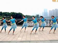 融桥李姐广场舞 蒲公英的翅膀广场舞视频 团队正反面演示教学
