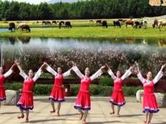 江西春英广场舞 吉祥藏历年舞蹈视频 分解动作教学视频