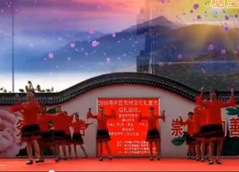 DJ映山红 队形版 视频教学演示 中老年广场舞免费 淓淓广场舞