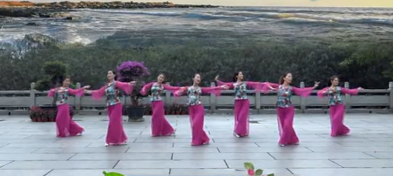 顺德丝奇广场舞 风中花雨楼舞蹈视频 分解动作教学演示