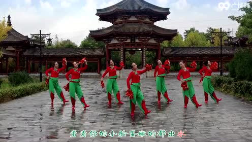 广场舞心头肉舞蹈视频 西安亲青广场舞 分解动作演示手绢舞