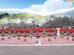中油四季广场舞 马背上的萨日朗舞蹈视频 原创正反面演示分解教学