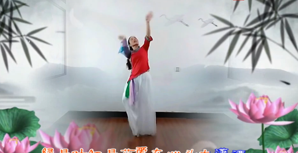 山东紫怡然广场舞 月缠纱舞蹈视频 正面演示形体舞