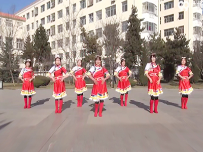 陇东静儿广场舞 吉祥颂舞蹈视频 藏族舞分解教学