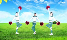 济南朵朵广场舞 最炫中国梦舞蹈视频 原创花球舞分解教学