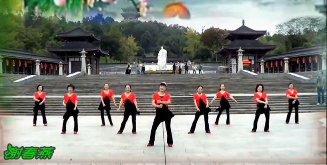 谢春燕广场舞 社会摇舞蹈视频 正面演示附舞曲