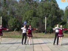 抚州左岸风情广场舞 浪漫的草原舞蹈视频 中三步交谊舞正反面演示