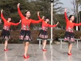 茉莉广场舞 恭贺新春舞蹈视频 新春贺岁版分解教学