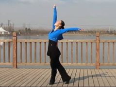 安徽平儿广场舞爱在思金拉措正反面含教学 编舞李明琼 藏族舞