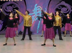 杨艺广场舞和谐中国正面演示 祖海《和谐中国》歌词