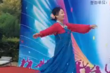 北京望京凤凰姐妹舞蹈队 朝鲜舞蹈展示金姐 桔梗谣