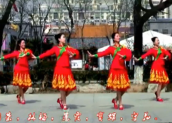 刘荣广场舞天边的故乡正反面含教学 歌手韩冰《天边的故乡》