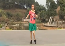 广西湘儿广场舞因为爱着你视频舞蹈舞曲免费 步子舞