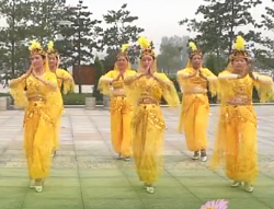 广场舞美丽的西玛 印度舞 华阴市红叶艺术团表演