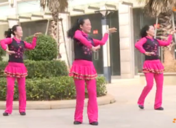 杨丽萍广场舞蒙古人正面背面含教学 蒙古健身舞 祝舞友三八节快乐