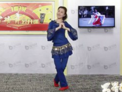 西湖莉莉广场舞心中的高原教学视频 藏族舞风格的双人舞心中的高原