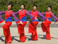 北京望京凤凰姐妹广场舞祝酒歌 编舞廖弟 民族传统歌曲