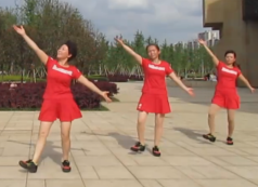 飞翔在青藏高原广场舞团队版 茉莉张家界感恩广场舞