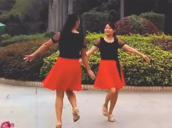 益馨广场舞粉红色的回忆 双人舞 舞曲韩宝仪《粉红色的回忆》