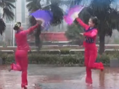 小丫广场舞红歌中国行正背面含分解 扇子舞 红歌中国行广场舞视频舞蹈舞曲