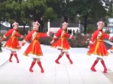 西湖莉莉广场舞醉乡正面背面演示教学 蒙古舞 大方优美的中老年广场舞