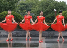茉莉广场舞有一个美丽的地方正面背面演示教学 傣族舞风格广场舞 优美三步健身舞