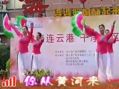 刘荣广场舞秧歌扭起来队形表演 舞台演出版 欢快喜庆的中老年广场舞