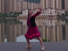 芙蓉美伊广场舞《广场舞之歌》含教学 个人正反面舞蹈视频