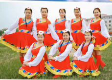 云裳广场舞我来到西藏正面背面含教学 藏族舞 舞曲乌兰托娅《我来到西藏》