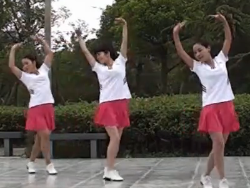 茉莉广场舞暖暖的幸福含教学 原创简单健身舞