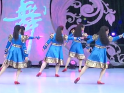 最美的远方贺月秋广场舞背面舞蹈视频