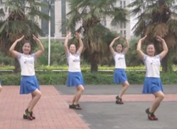 陕西华州小丫广场舞同一个家 简单大方的中老年广场舞