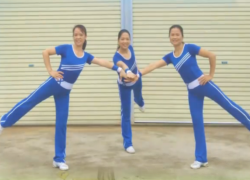 法老王广场舞舞蹈视频 广西桂平白衣天使广场舞 强力健身操