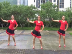 重庆叶子广场舞香巴拉情歌正反面含教学