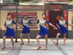 济南糖粉广场舞一抓一蹦跶 含动动老师教学视频 神曲健身舞