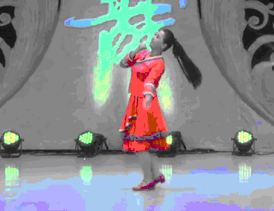 北京紫竹院华华广场舞 悠扬琴声 背面展示 音乐