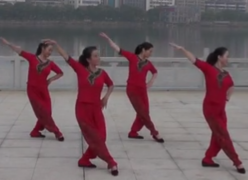 刘峰广场舞庄稼院的歌正面舞蹈视频