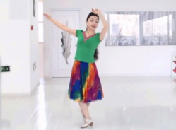 艺莞儿广场舞我家就在莎车住教学分解视频 维吾尔族舞蹈风格
