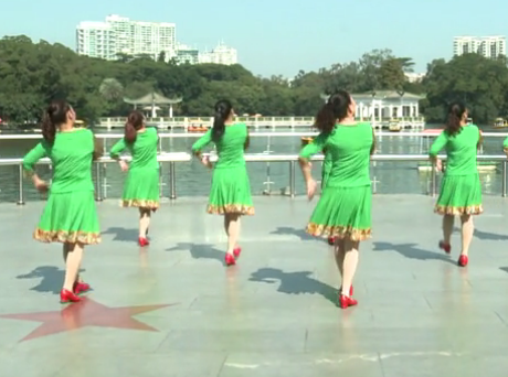 宝萍广场舞 西藏桑巴 背面展示 音乐