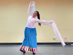 藏族舞蹈《遇上你是我的缘》正反面演示教学