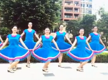 舞在深圳湾广场舞永远 正面演示 雨丝广场舞永远