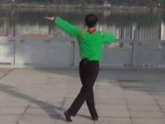 刘峰广场舞梦中有片绿草地教学视频 蒙古族风格舞蹈